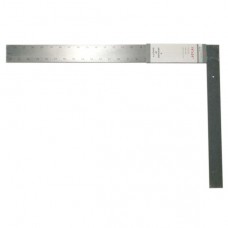 Black Hand Square Ruler - Engraved White Black Hand Square Ruler - Engraved White